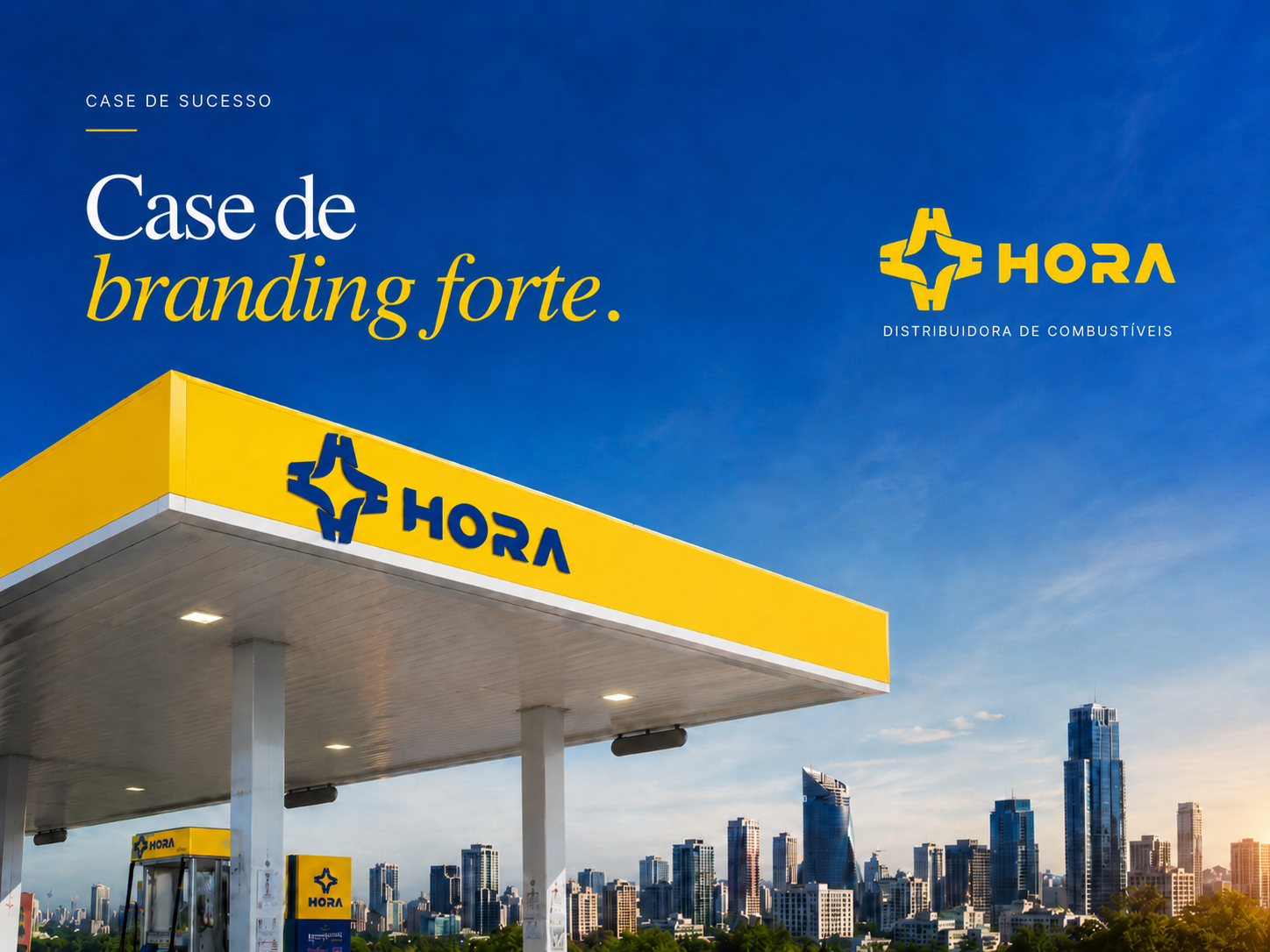 Case HORA Distribuidora de Combustíveis — projeto desenvolvido pela Agência Cocada