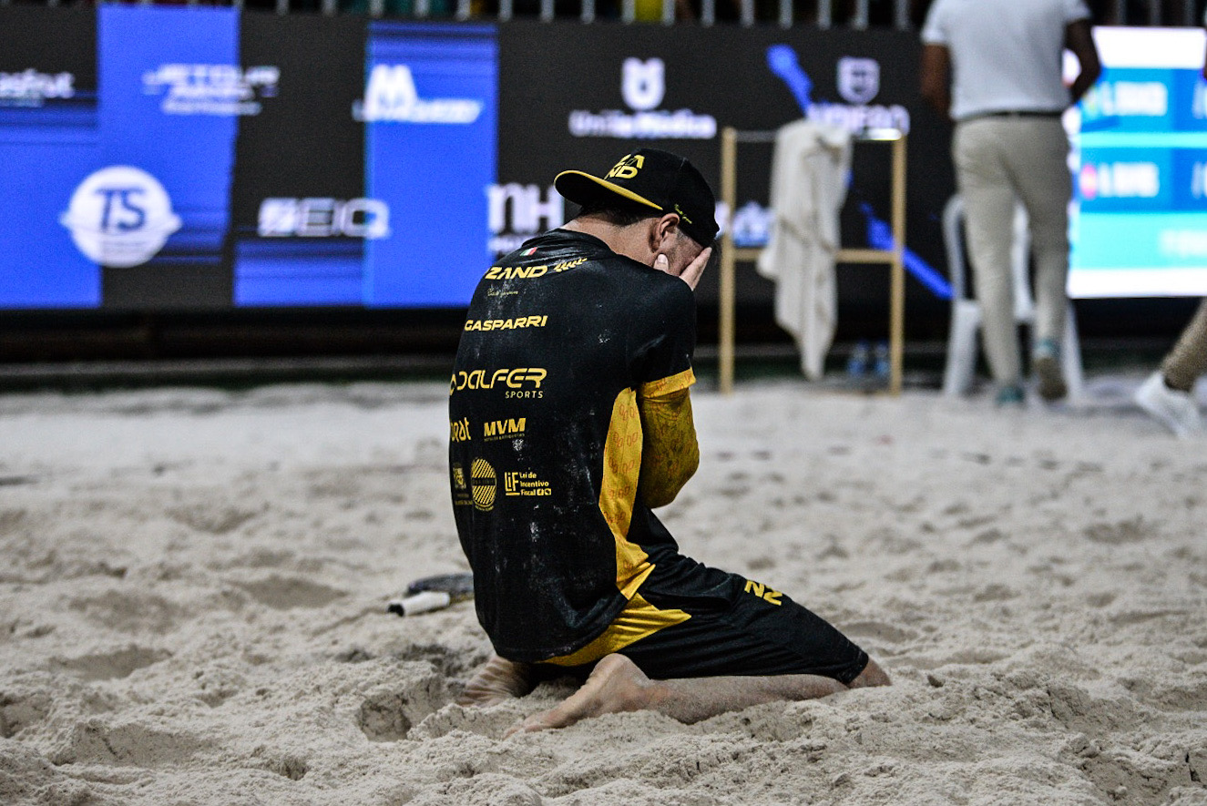 Atleta em momento de emoção no BT 400 Feira de Santana