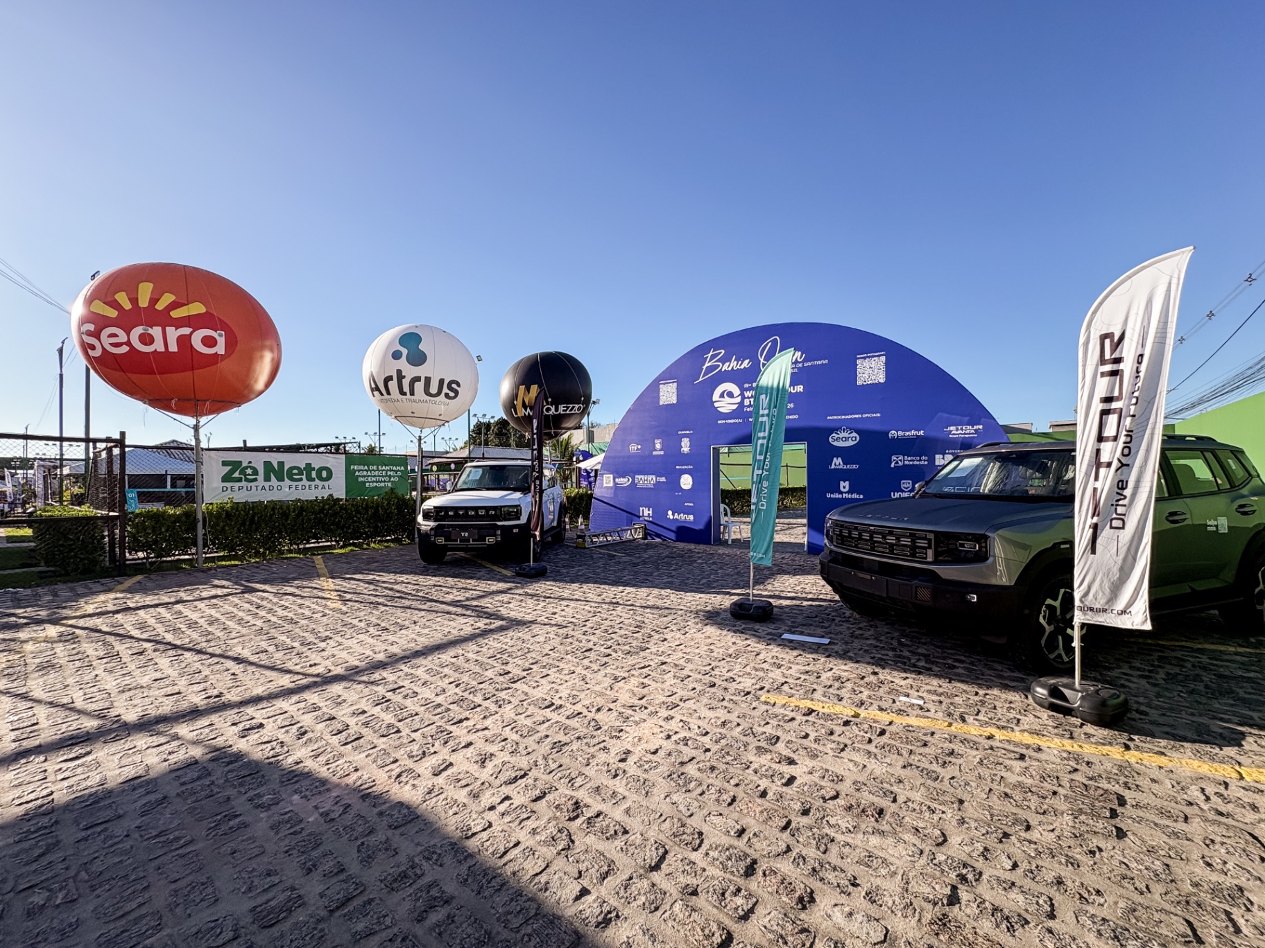 Ativações de patrocinadores no BT 400 Feira de Santana